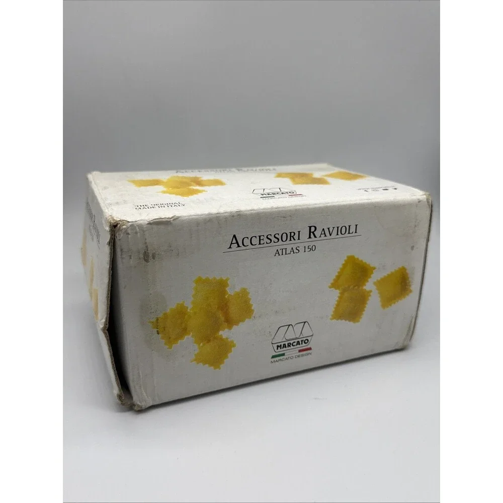 Marcato Ravioli Attachment for Atlas 150 Pasta Machine Silver